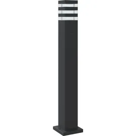 vidaXL Wegeleuchte Aluminium 80 cm 3 Stk. Schwarz