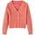 vidaXL Kinder-Strickjacke Mädchen Langarm Pullover Kinderjacke Jacke Mittelrosa 104 - 104