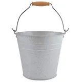 Esschert Design Altzink Eimer 5 Liter, 26,4x22,4x21,7 cm