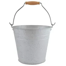 Esschert Design Altzink Eimer 5 Liter, 26,4x22,4x21,7 cm