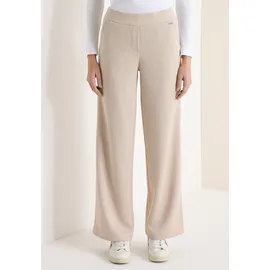 Cecil Style NEELE Wide Leg Hose Desert Beige Melange XXL 32