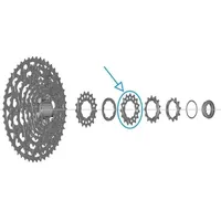 Shimano CS-LG700 Ritzel Grau 15 Zähne