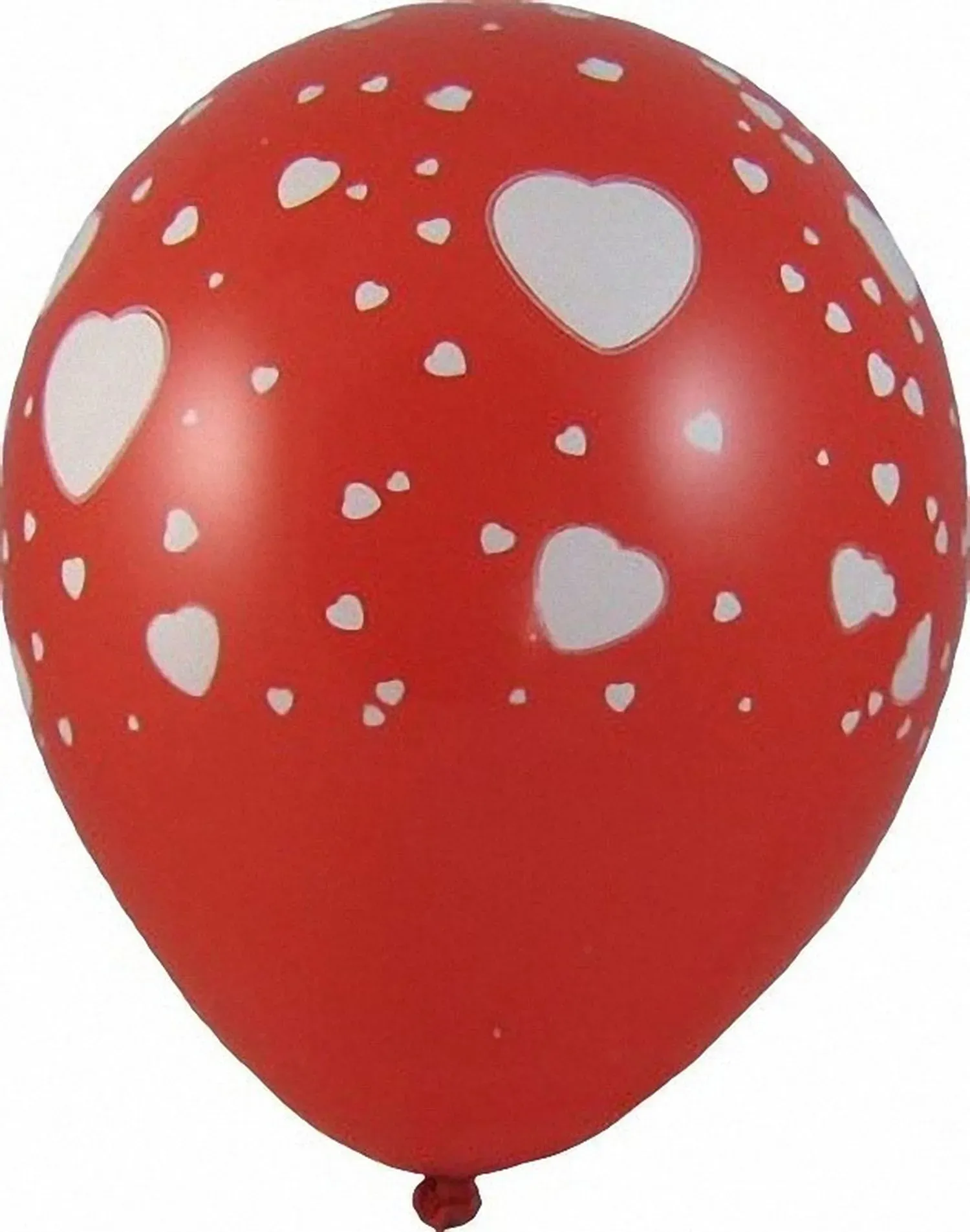 Luftballons 'Weiße Herzen' O 300 mm, Größe 'L',   5 Stk.