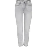 Noisy May NMMONI HW STRAGHT ANK Jeans AZ277LG NOOS Frauen Jeans grau W28L32 - 28W / 32L