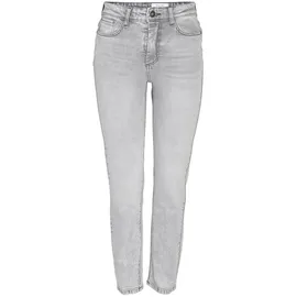 Noisy May NMMONI HW STRAGHT ANK Jeans AZ277LG NOOS Frauen Jeans grau W28L32 - 28W / 32L