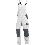 DASSY Latzhose Kniepolstert. 400124 6141 WEIß/ZEMENTGRAU