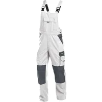 DASSY Latzhose Kniepolstert. 400124 6141 WEIß/ZEMENTGRAU