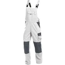 DASSY Latzhose Kniepolstert. 400124 6141 WEIß/ZEMENTGRAU
