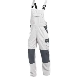 DASSY Latzhose Kniepolstert. 400124 6141 WEIß/ZEMENTGRAU