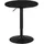 Woltu Bartisch rund 60 x 60 x 91 cm Schwarz