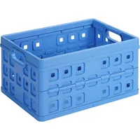 SUNWARE Klappbox Square 49 x 36 x 24,5 cm 25-tlg. blau