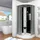 SeniorBad AcquaVapore Duschkabine Fertigdusche Dusche Komplettkabine D10-03M1-EC 80x80 cm mit 2K Scheiben Versiegelung