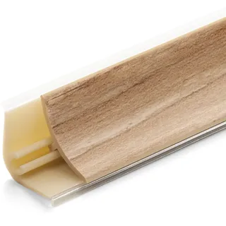 DQ-PP 1,5m WINKELLEISTE | Eiche Sonoma | 13 x 13mm | PVC | Küchenleiste Arbeitsplatte Abschlussleiste Küchenabschlussleiste Wandabschlussleiste Tischplattenleiste