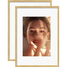 luxuskollektion A3 Aluminum Picture Frame Display with Mats for A4 or