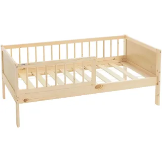 ML-Design Kinderbett ML-Design 70 x 140 cm Massivholz natur