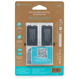 Pale Blue PB-9V 9V 500 mAh 2 St.