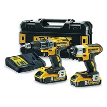 DeWalt DCK268P2T inkl. 2 x 5,0 Ah + DCB115 + tstak ii