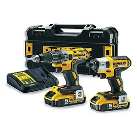 DeWalt DCK268P2T inkl. 2 x 5,0 Ah + DCB115 + tstak ii