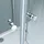 doporro Halbkreisdusche Duschkabine 100x100x190cm Glasdusche ESG-Sicherheitsglas Klarglas inkl. Easy-Clean-Beschichtung - Transparent