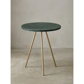 KADIMA DESIGN Beistelltisch Ø 38 x 44 cm Grün/Gold