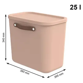 Rotho Aufbewahrungsbox Maloja 40 x 23,5 x 34 cm 1-tlg. rosa