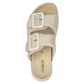 Gabor Pantoletten für Damen, beige, Größe 39