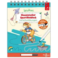 LINGEN Leo Lausemaus - Mausestarker Spurrillenblock - Vorschulübungen
