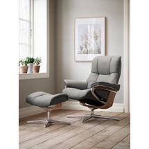 Stressless Mayfair mit Cross Base Rohleder 83 x 102 x 74 cm grey q2 faron