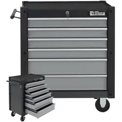 Werkzeugwagen Trutzi mit Kantenleiste 78 x 64 cm Dunkelgrau/Hellgrau Rollcont...