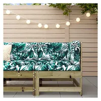vidaXL Garten-Ecksofa Loungesofa braun