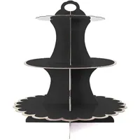 Intirilife Etagere aus Karton in Schwarz - Gr.: onesize