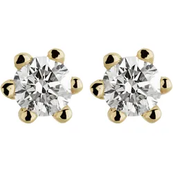 Orolino Ohrringe Gold 585 mit 2 natürlichen Brillanten zus. 0,20ct.