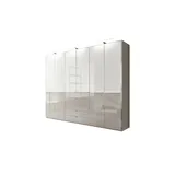 Sconto Drehtürenschrank Shanghai 2 300 x 236 x 58 cm Weiß