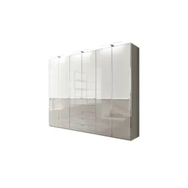 Sconto Drehtürenschrank Shanghai 2 300 x 236 x 58 cm Weiß