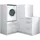 laundreezy Mehrzweckschrank-Set 150 x 162 x 68 cm Weiß