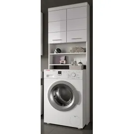 inn.furn Waschmaschinenschrank 63 x 191 cm Weiß