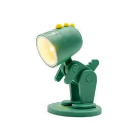 Realpower LED-Tier Taschenlampe Grüner Dino mit Sockel
