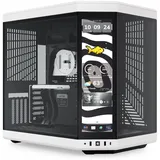 HYTE Y70 Touch Infinite Panda ATX Midi Tower Gaming Gehäuse weiß/schwarz Seitenfenster