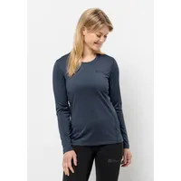 Jack Wolfskin Sky Thermal Langarm-t-shirt - Night Blue - XL