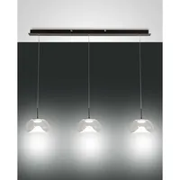 Fabas Luce 3755-48-241 BRENA, Pendelleuchten 30W, transparent