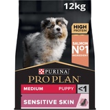 Purina Medium Puppy für Sensible Haut mit Optiderma 12 kg