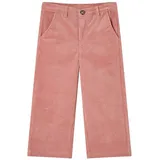 vidaXL Kinderhose Cord Altrosa 128
