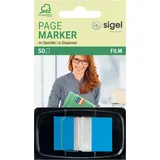 Sigel Z-Marker Haftmarker blau 50 Streifen