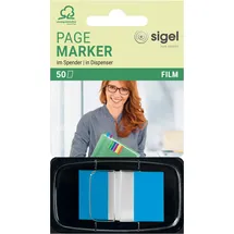 Sigel Z-Marker Haftmarker blau 50 Streifen