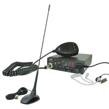 PNI CB funkgerät PNI Escort HP 8001L ASQ + CB-Antenne PNI Extra 48, Zigarettenanzünderstecker und Kopfhörer HS81L im Lieferumfang enthalten