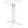 Beautissu Stehtisch Ø 80 cm höhenverstellbar klappbar Weiß