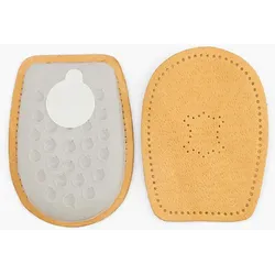 Leder Fersenpolster - Damen, Herren - beige