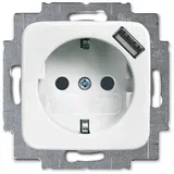 Busch-Jaeger USB-Steckdose 20 EUCBUSB-214 Weiß