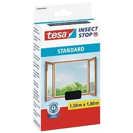 Tesa Fliegengitter Insect Stop Standard anthrazit 1,5 x 1,8 m