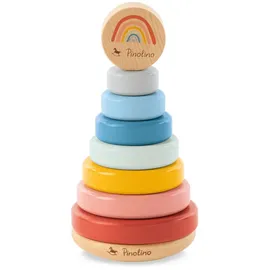 Pinolino Regenbogen Stapelturm Ruby Bunt